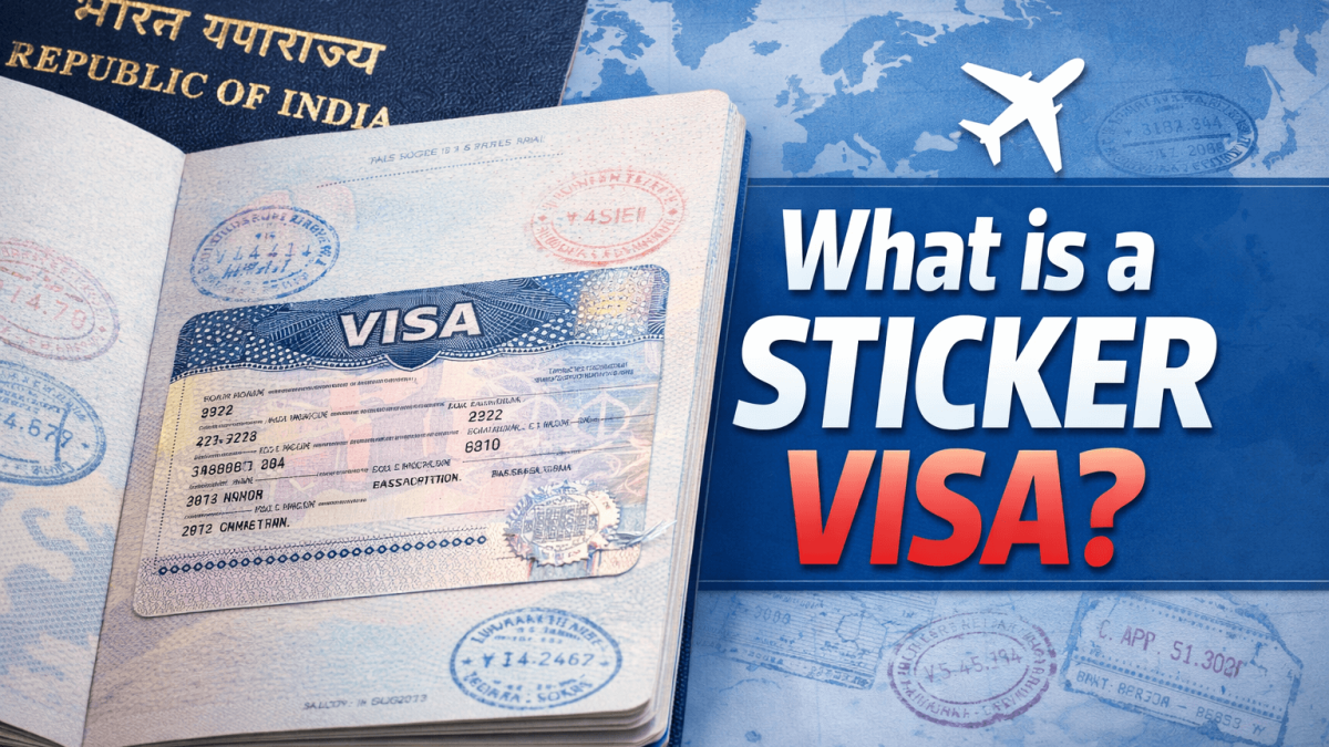 sticker visa